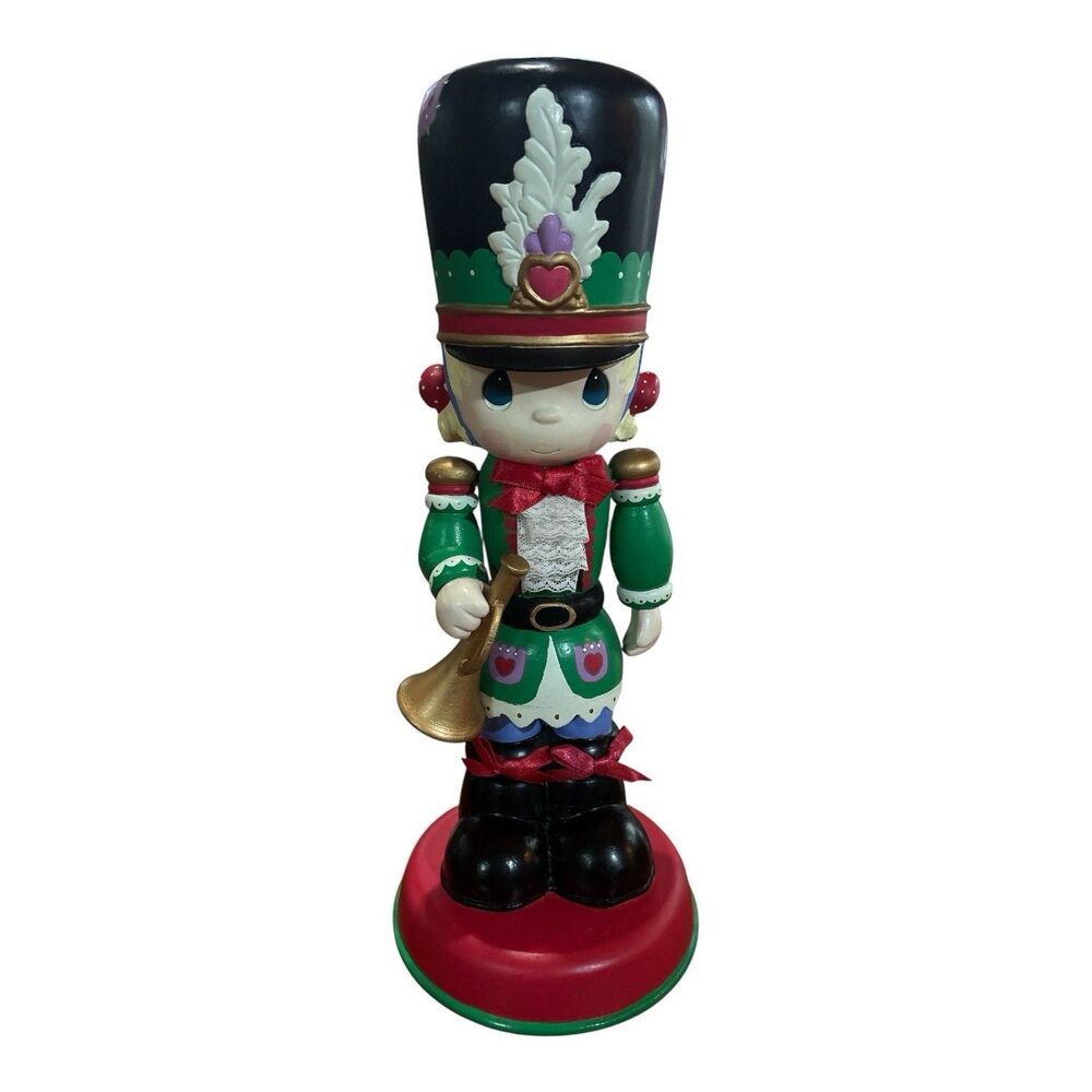 Vintage Precious Moments NUTCRACKER Wooden Trumpet Girl 1994 Christmas 12”